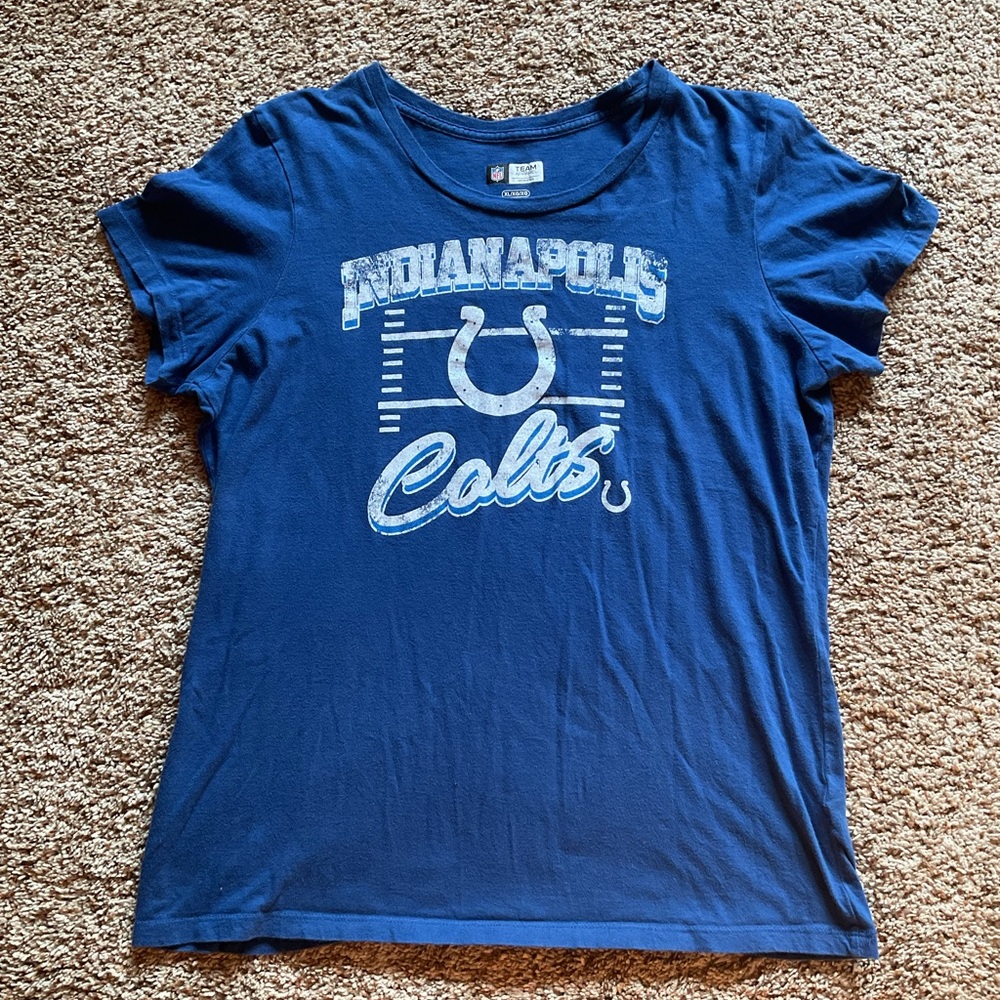 Blue Indianapolis Colts women’s  T-Shirt xl